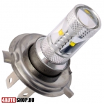   Светодиодная автолампа H4 6 LED CREE (2шт.)