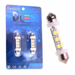   Светодиодная автолампа C5W FEST 36мм SV8,5 - 6 SMD 3528 (2шт.)